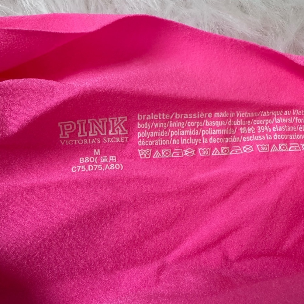 BUNDLE: PINK Seamless (M) and Sport Bra (L) - Picture 4 of 5